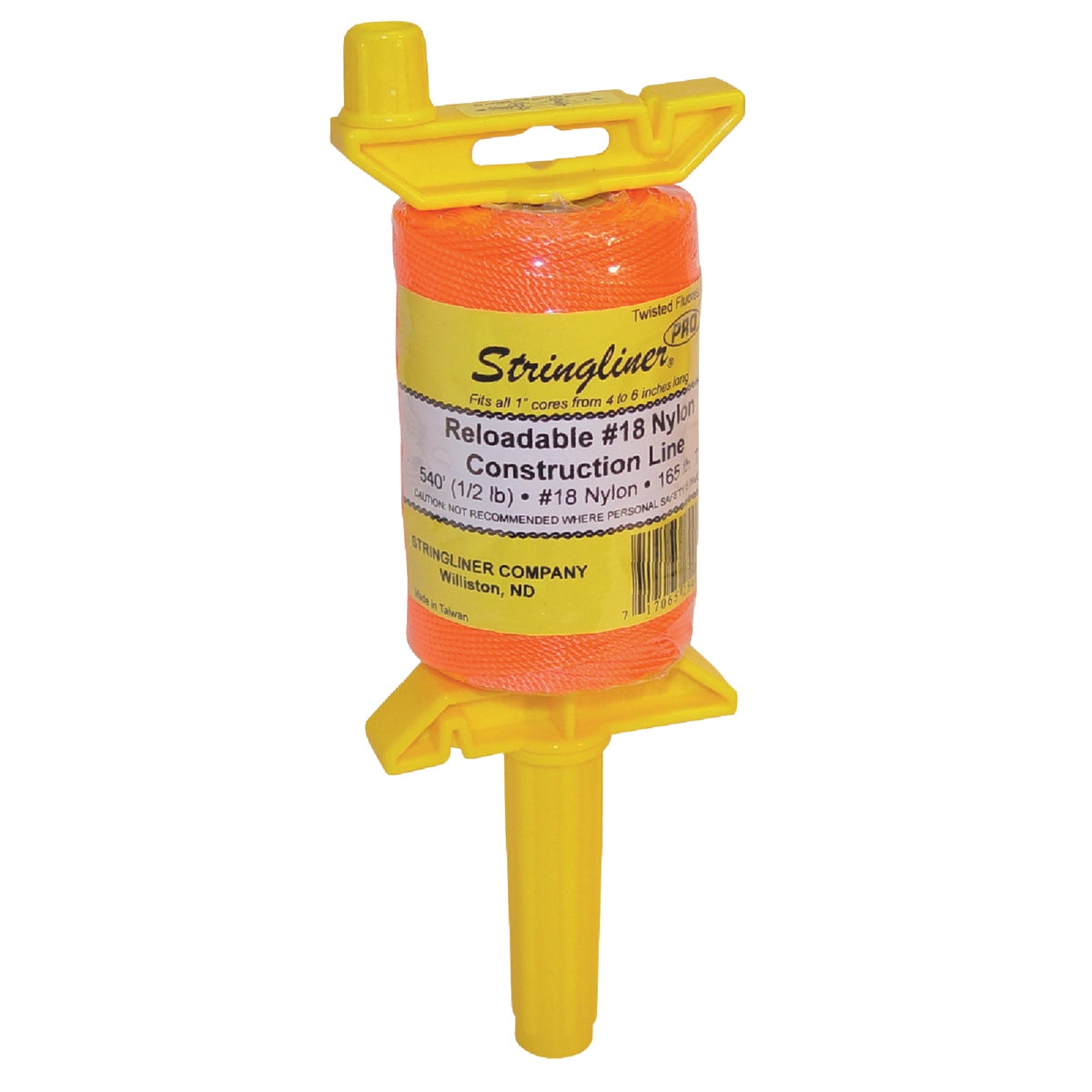 Stringliner PRO 540 Ft. Fluorescent Orange Twisted Nylon Mason Line Re ...