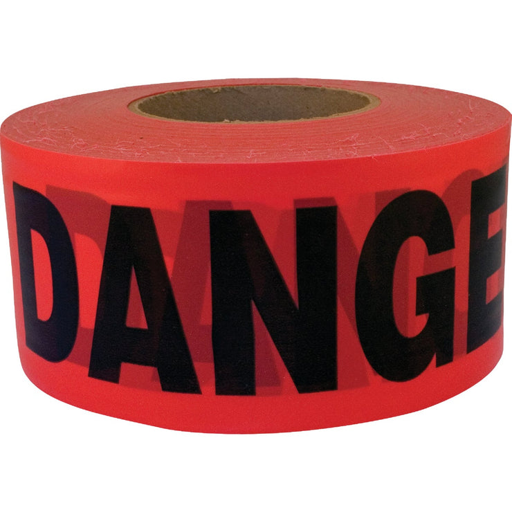 CH Hanson 3 In. x 1000 Ft. Roll 2 mil Red Danger/Caution Tape