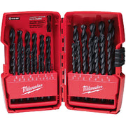 Milwaukee THUNDERBOLT 29-Piece Black Oxide Drill Bit Set, 1/16 In. thru 1/2 In.