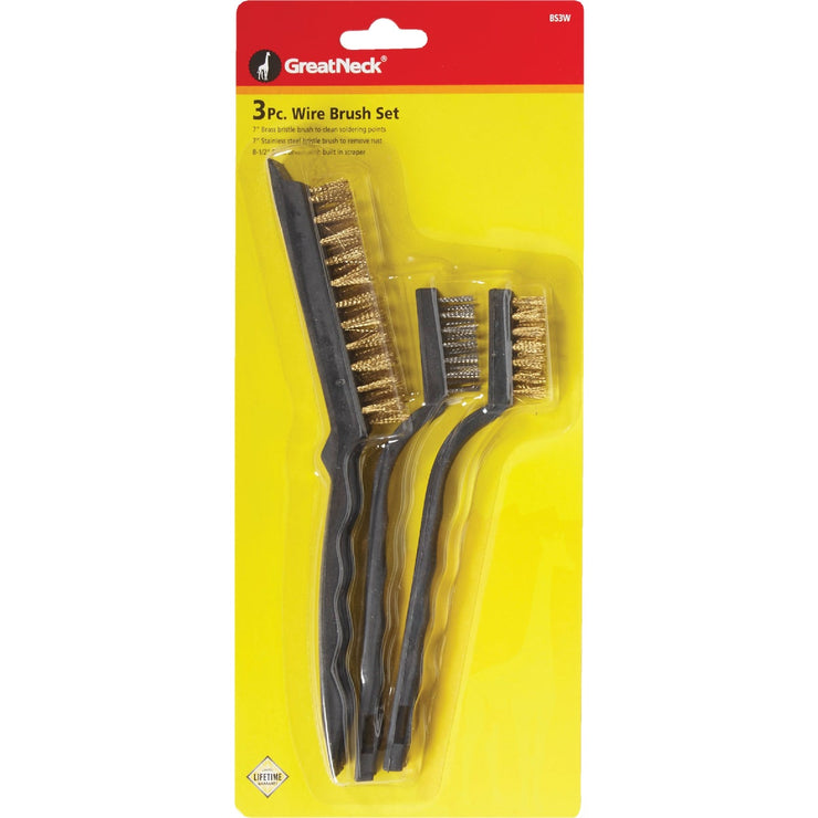 Wire Brush Set, 3-pc