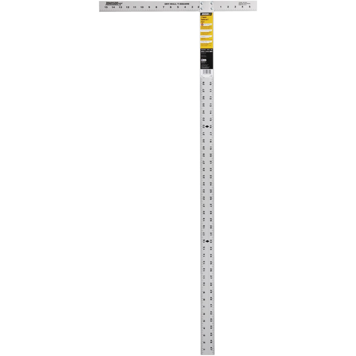 Johnson Aluminum Drywall T-Square, 48-In.