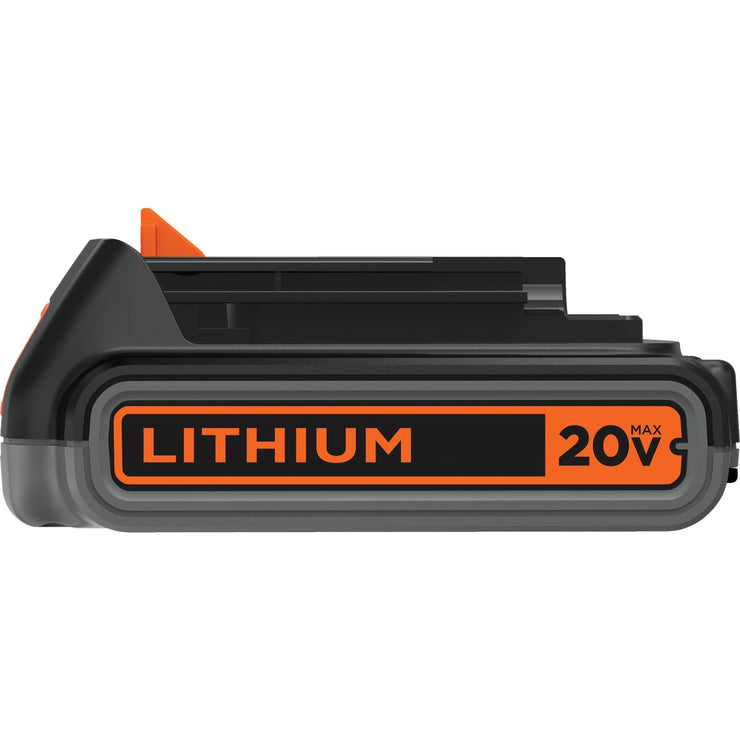 Black & Decker 20 Volt MAX Lithium-Ion 2.0 Ah Tool Battery – Hemlock  Hardware
