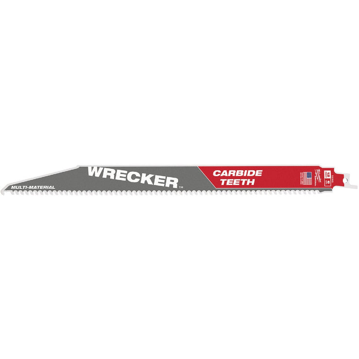Milwaukee The Wrecker Sawzall 12 In. 6 TPI Multi-Material Reciprocating Saw Blade