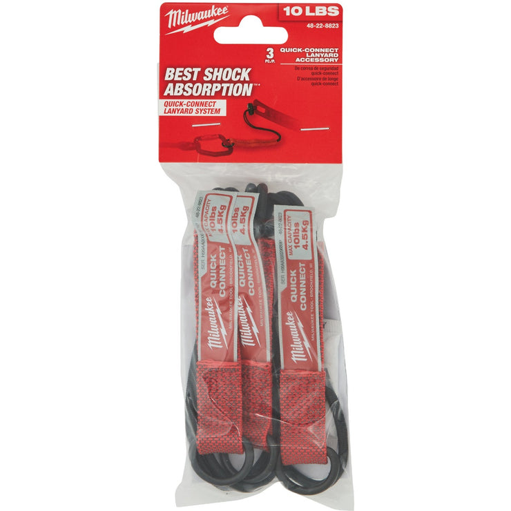 Milwaukee 10 Lb. Quick-Connect Tool Lanyard Accessory (3-Piece)