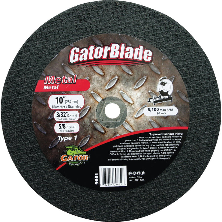 Gator Blade Type 1 12 In. x 1/8 In. x 20 mm Metal Cut-Off Wheel