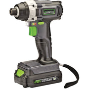 Genesis 20V Lithium-Ion 1/4 In. Hex Cordless Impact Driver Kit