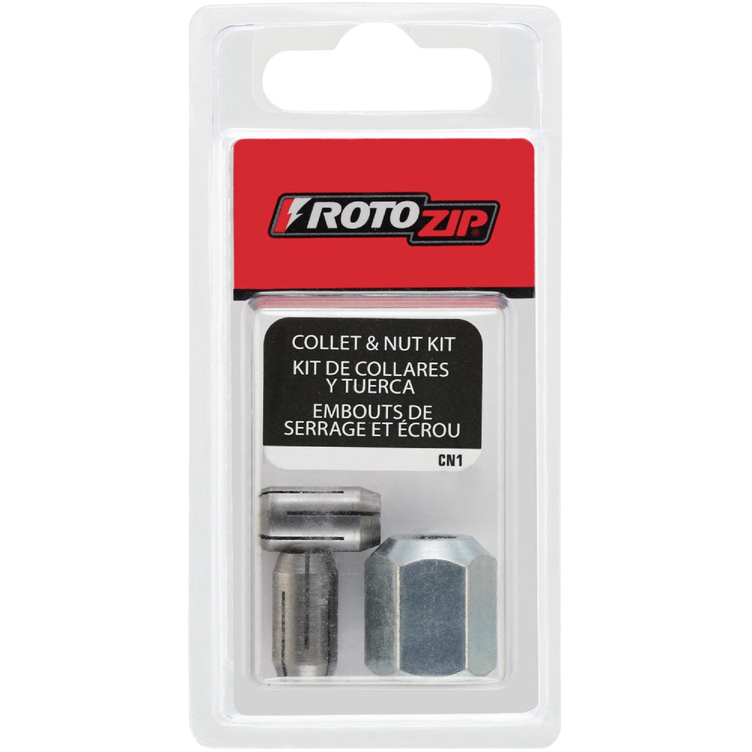 BRUNT フラピ ベーシックコー リアリストA用 RotoZip 1/8 In., 5/32 In., 1/4 In. Collet Nut Kit (4-Pieces