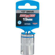 Channellock 1/2 In. Drive 19 mm 12-Point Shallow Metric Socket