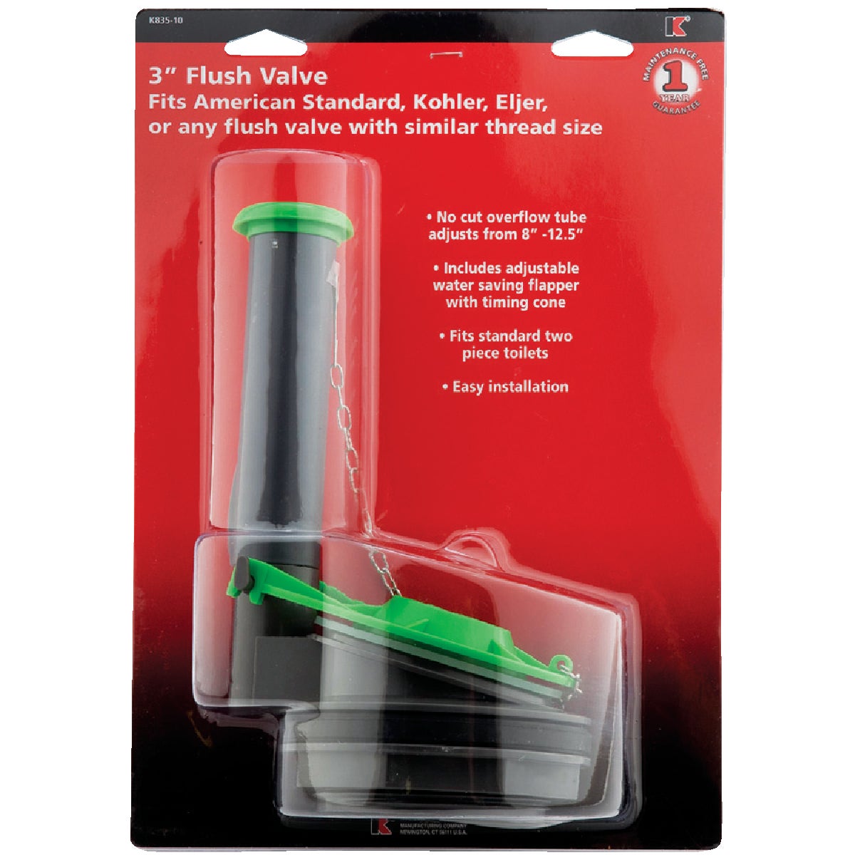 Do it 3 In. Flush Valve and Adjustable Flapper with Timing Cone ...
