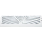 Accord 15 In. White Steel Baseboard Diffuser