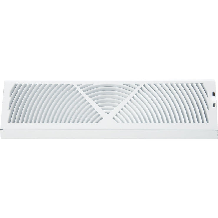 Accord 15 In. White Steel Baseboard Diffuser