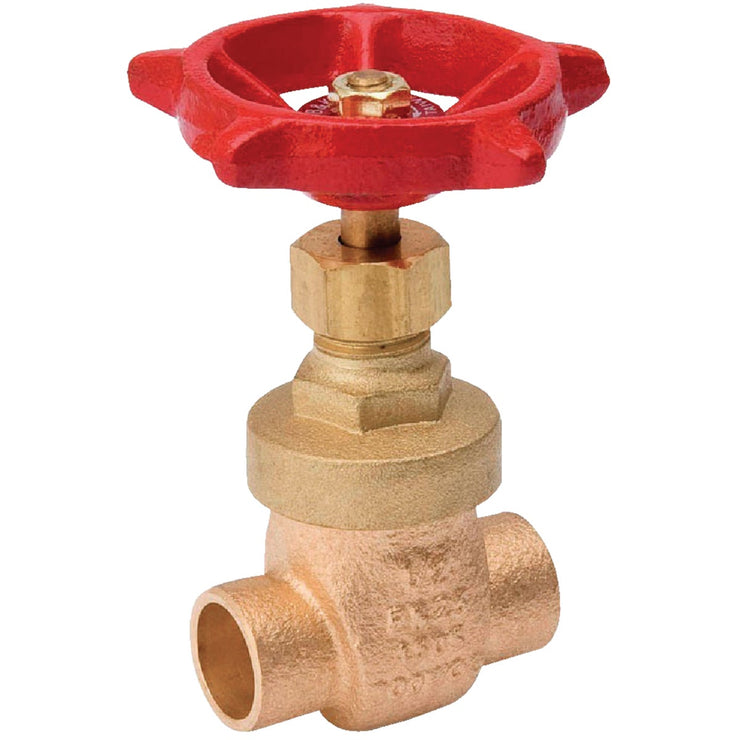 ProLine 1/2 In. S x 1/2 In. S Bronze Solder Gate Valve