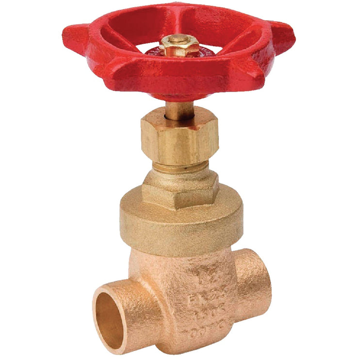 ProLine 3/4 In. S x 3/4 In. S Bronze Solder Gate Valve