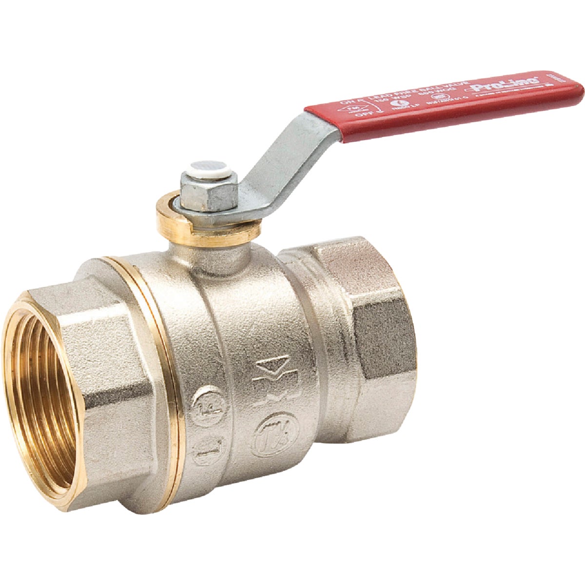 ProLine 1-1/4 In. FIP Forged Brass Full Port Ball Valve – Hemlock Hardware