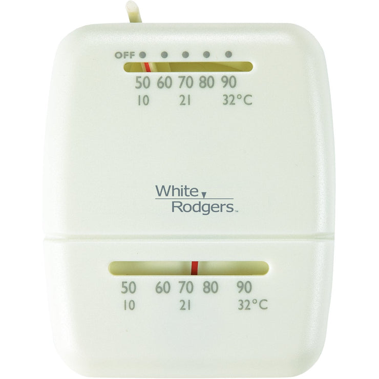 White Rodgers 24V Off-White Mechanical Thermostat