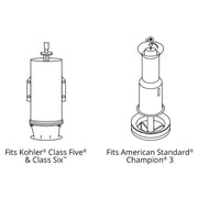 Korky Flush Valve Seal Kit, Universal 3 In. (2-Pack)