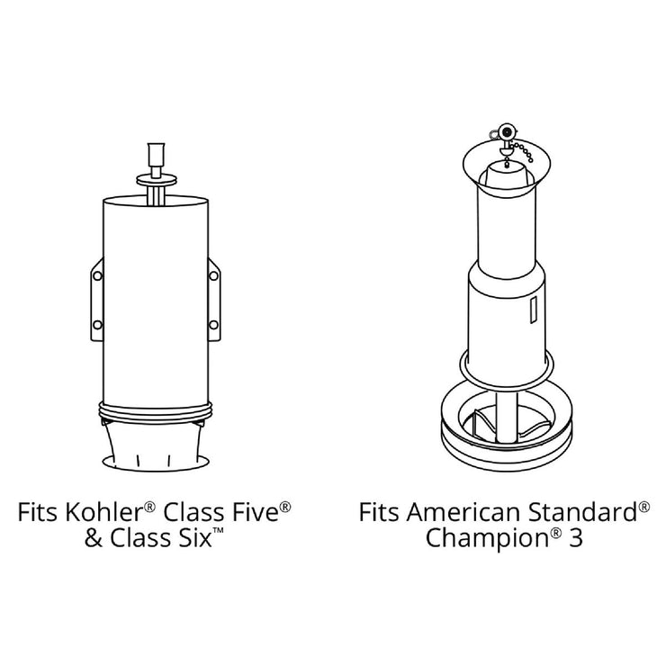 Korky Flush Valve Seal Kit, Universal 3 In. (2-Pack)