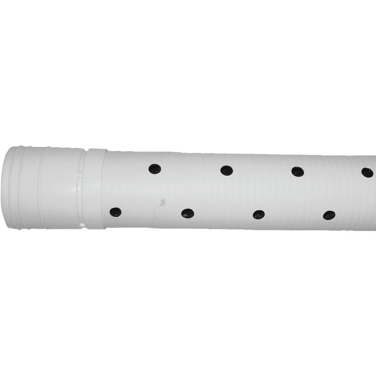 Advanced Drainage Systems 4 In. X 10 Ft. HDPE Perforated Sewage & Drainage Pipe