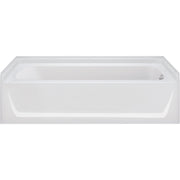 Sterling Ensemble 7117 Series 60 In. L x 30-1/4 In. W x 16 In. D Right Drain Bathtub in White