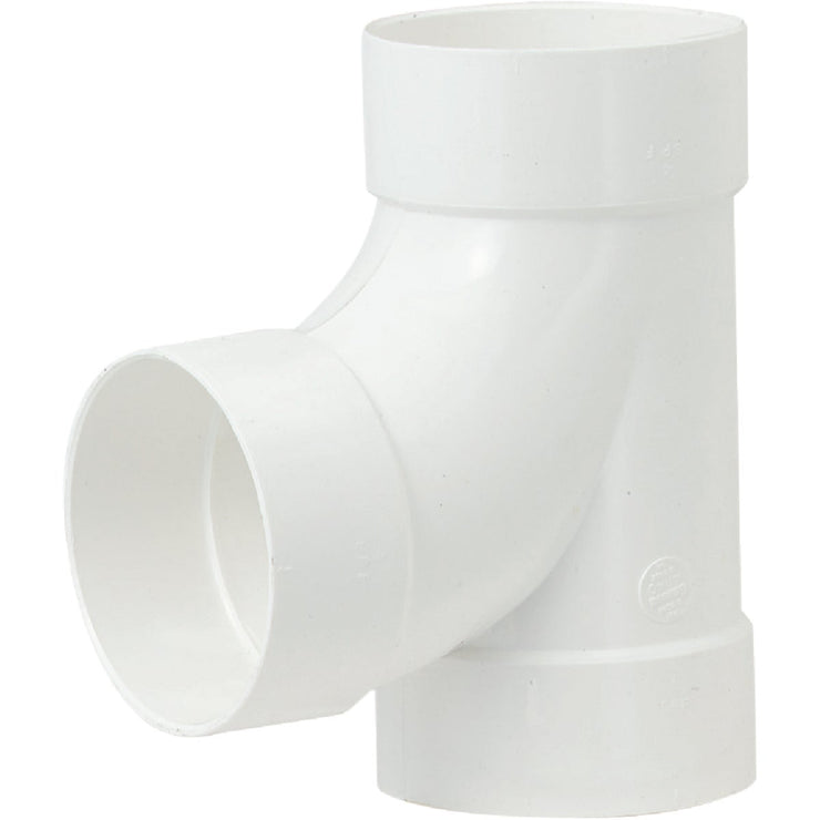 IPEX Canplas Sanitary Tee 6 In. PVC Sewer and Drain Tee