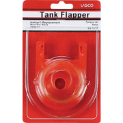 Lasco 3 In. Red Rubber Fin Back Toilet Flapper with Chain
