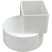 IPEX Canplas 2 In. x 3 In. x 4 In. Offset Downspout Adapter