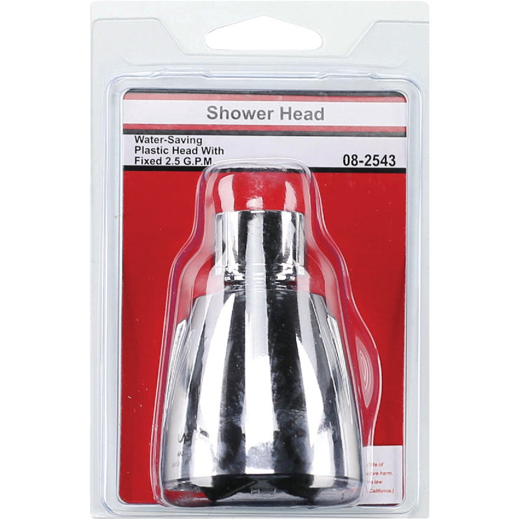 Lasco 1-Spray 1.8 GPM Water Saver Fixed Showerhead, Chrome
