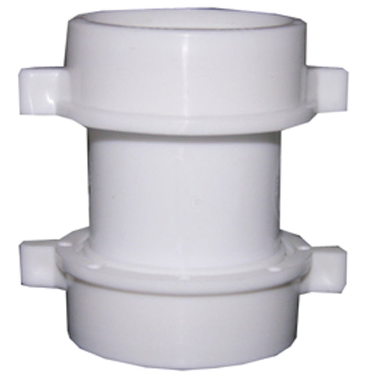 Lasco 1-1/2 In. x 1-1/2 In. Straight Double Slip Joint Extension PVC C ...