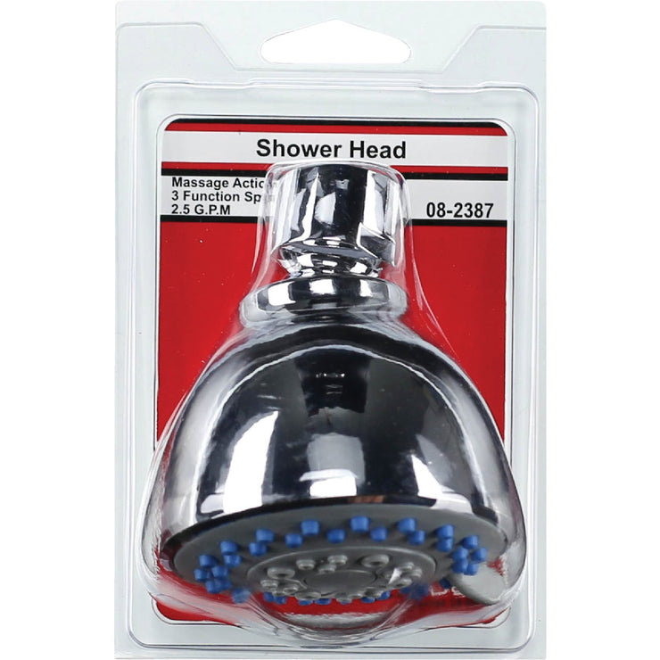 Lasco 3-Spray 1.8 GPM Fixed Showerhead, Chrome