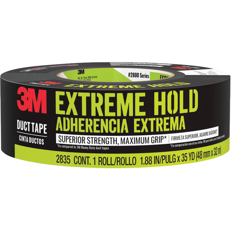 3M 1.88 In. x 35 Yd. Extreme Hold Duct Tape, Black