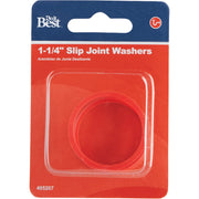 Do it 1-1/4 In. x 1-1/4 In. Black Rubber Slip Joint Washer (2-Pack)