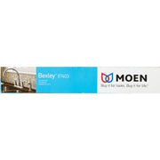 Moen Bexley Dual Handle Lever Kitchen Faucet with Side Spray, Chrome