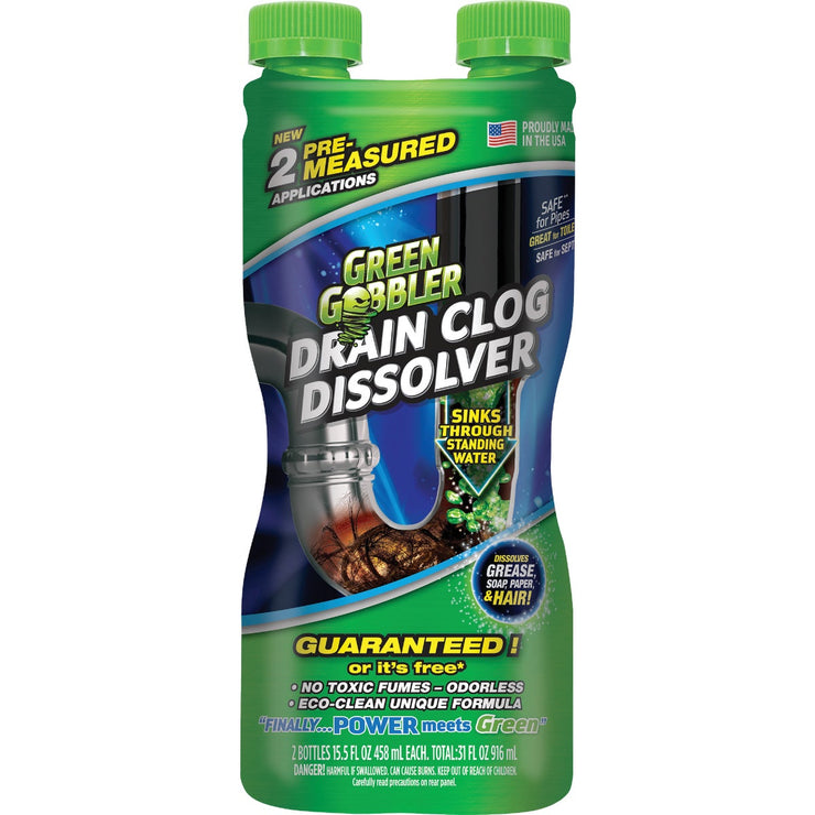 Green Gobbler Dissolve 31 Oz. Gel Drain Opener (2-Pack)