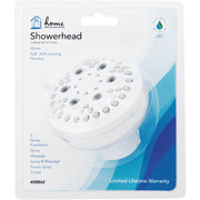 Home Impressions 5-Spray 1.8 GPM Fixed Showerhead, White