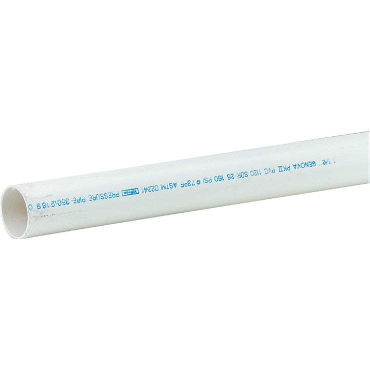 Charlotte 1-1/2 In. x 10 Ft. Cold Water PVC Pressure Pipe, SDR 26