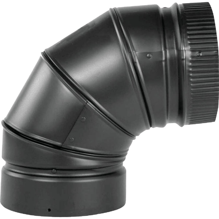 SELKIRK Sure-Temp 6 In. 90 Degree Double Wall Smoke Pipe Elbow