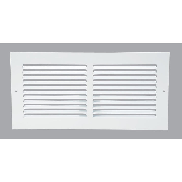Home Impressions 6 In. x 14 In. Stamped Steel Return Air Grille