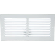 Home Impressions 6 In. x 14 In. Stamped Steel Return Air Grille