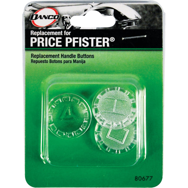 Danco Hot, Cold, Diverter Clear Acrylic Handle Button