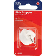 Do it Duo-Fit 7/8 In. to 1 In. White Sink Rubber Drain Stopper
