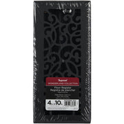Imperial Wonderland 4 In. x 10 In. Cast Iron Steel Floor Register