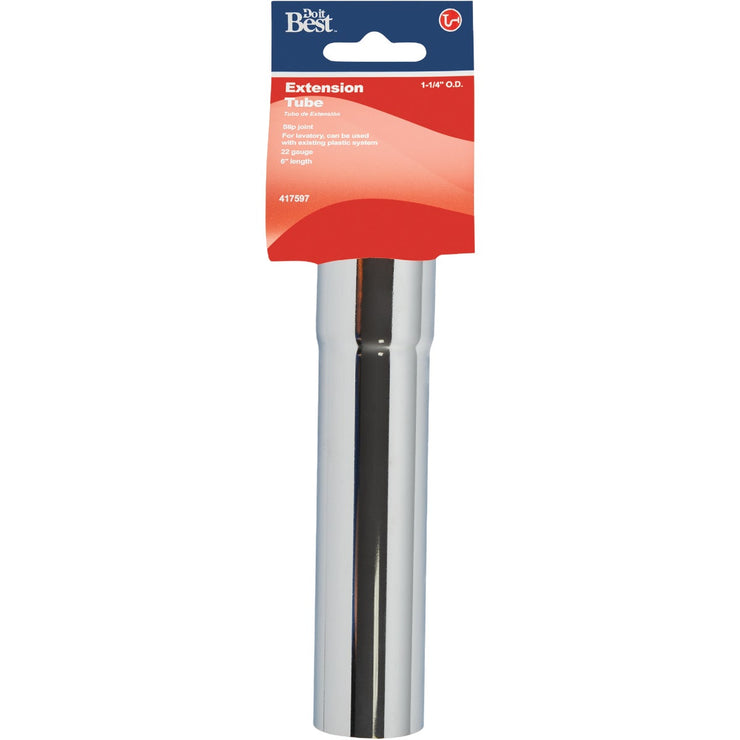 Do it 1-1/4 In. x 6 In. Chrome Plated Extension Tube