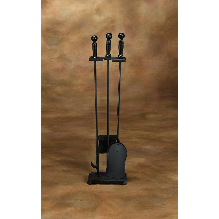 Home Impressions 4-Piece Cast Iron 28 In. H Fireplace Tool Set