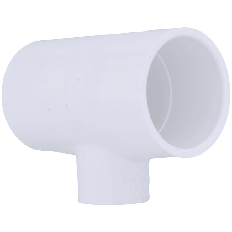 Charlotte Pipe 1-1/2 In. A x 1-1/2 In. B x 3/4 In. C Schedule 40 Pressure Reducing PVC Tee