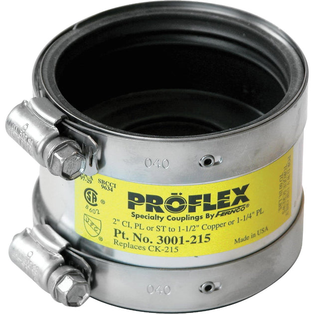 Proflex PVC Shielded Coupling to Copper – Hemlock Hardware