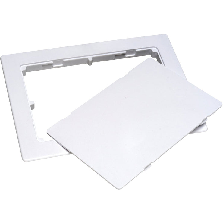 Oatey 6 In. x 9 In. White Plastic Wall Access Panel