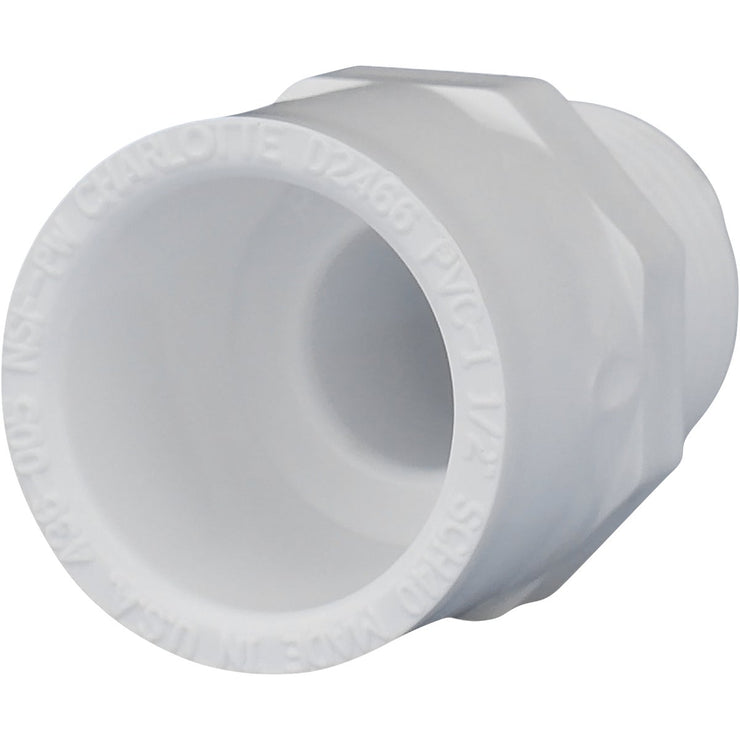 Charlotte Pipe 1/2 In. x 1/2 In. Schedule 40 Male PVC Adapter