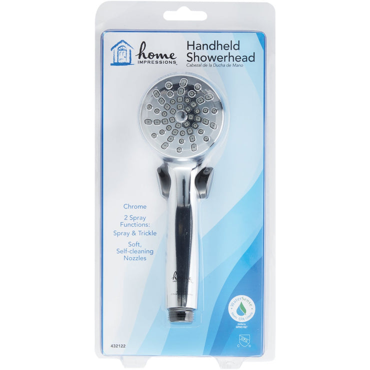 Home Impressions 2-Spray 1.8 GPM Handheld Shower, Chrome