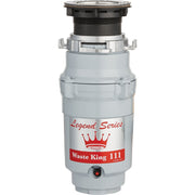 Waste King Legend Series 1/3 HP Garbage Disposer, 2 Year Warranty