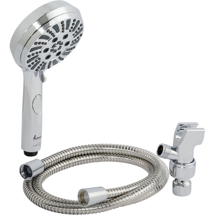 Home Impressions 6-Spray 1.8 GPM Handheld Shower, Chrome